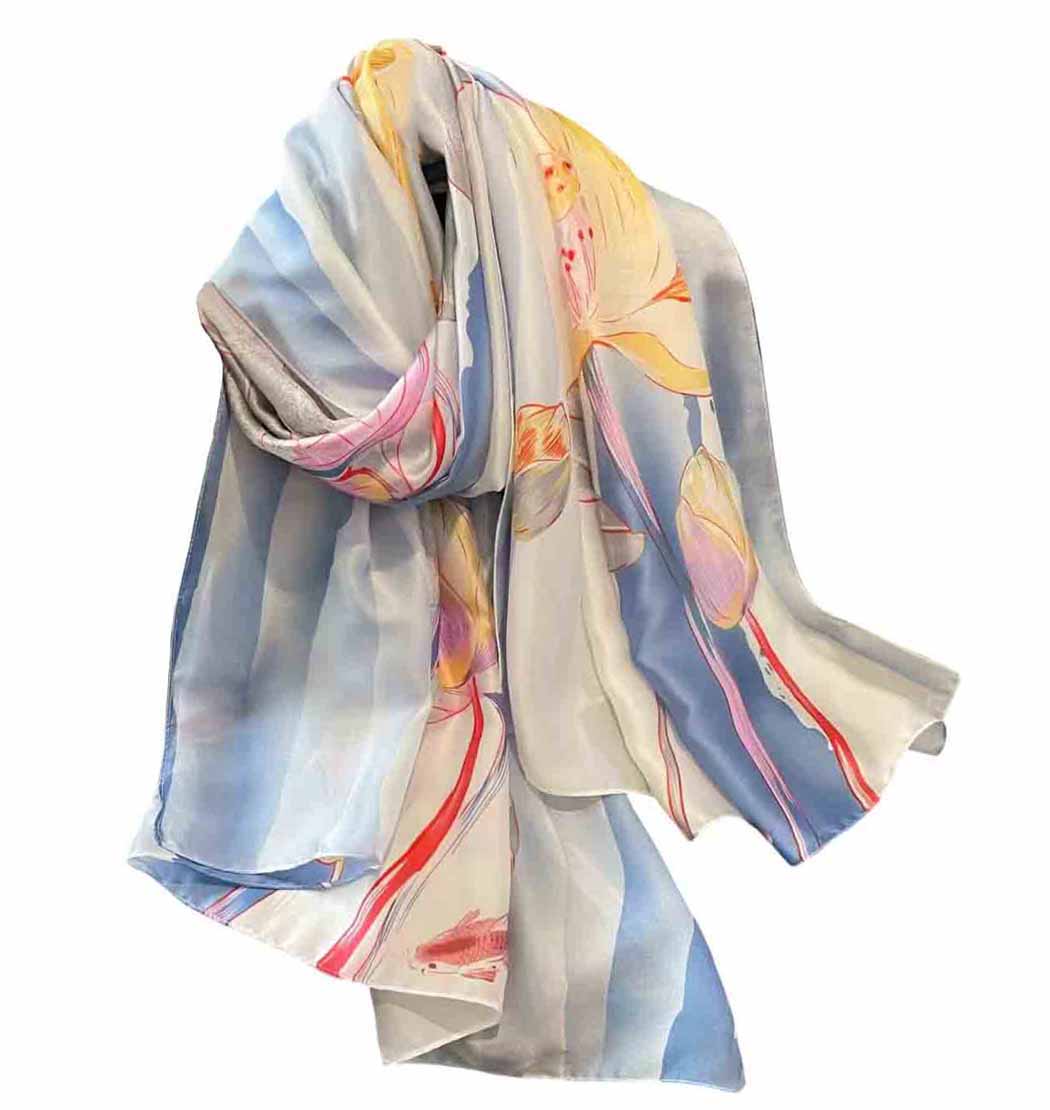 xyueanlo SR-042 Satin Royale Scarf - View 1